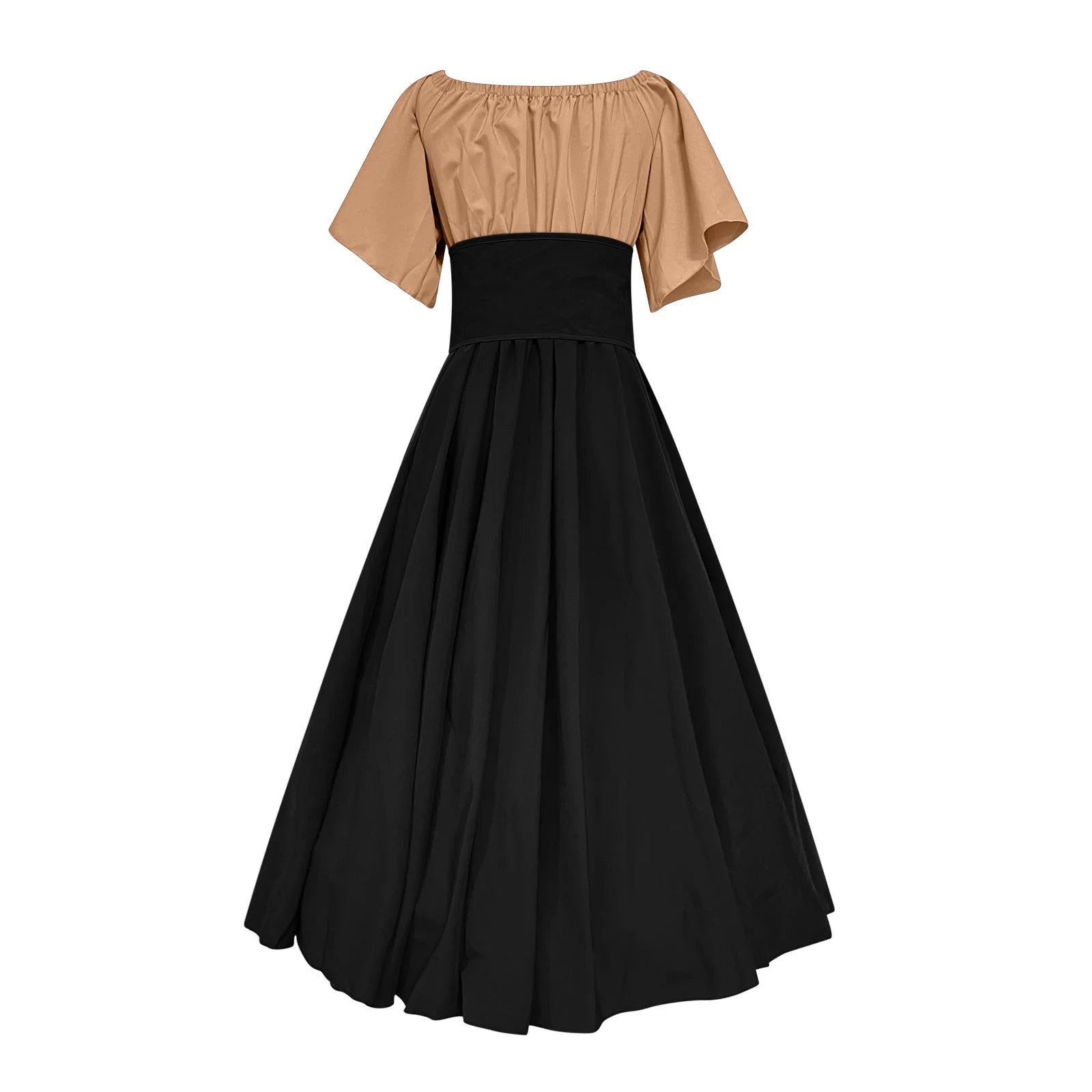 UPPADA Womens Renaissance Faire Dresses Medieval Irish Traditional plus Size Dresses Ruffle over Dress Corset Retro Cosplay Gown
